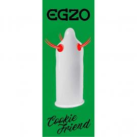 Презервативы EGZO Cocky Friend с нежными усиками для взрывчатых ощущений, 1 шт - 2