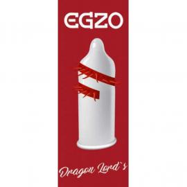 Презервативы EGZO Dragon Lord's с усиками для огненных ощущений, 1 шт - 2