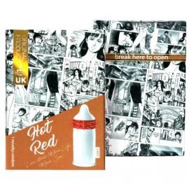 Презервативы EGZO Hot Red с ласкающими шипами, 1 шт - 1