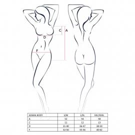 Боди монокини ADARA BODY red S/M - Passion - 4