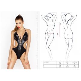 Боді монокіні під латекс JEAN BODY black XXL/XXXL - Passion - 3