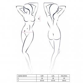 Комплект білизни GIANA BIKINI white S/M - Passion - 2