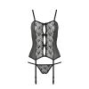 Корсет з пажами GRACIA CORSET black L/XL Passion