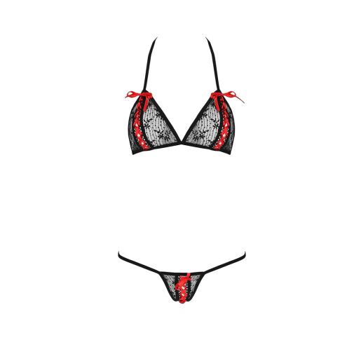 Комплект білизни MELISSA BIKINI black S/M - Passion