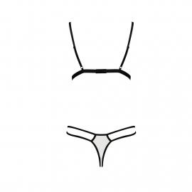 Комплект белья Passion ORIHIME SET XXL/XXXL, white, стрепы, лиф и трусики - 5