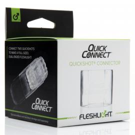 Адаптер Fleshlight Quickshot Quick Connect для з'єднання двох Квікшотів в одну іграшку - 2