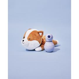 Вакуумный стимулятор для клитора TOYS+ кейс-пёсик шиба-ину Friday Bae (Франция) - 4