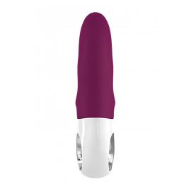 Fun Factory Miss Bi - вагінально-кліторальний вібратор, 8х2.1 см (бордовий) - 3