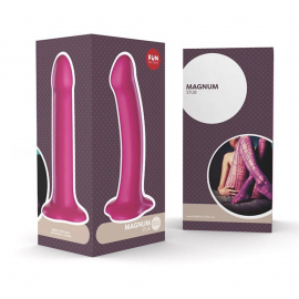 Fun Factory Magnum - Гладкий фалоімітатор, 16.5х3.5 см (рожевий) - 4