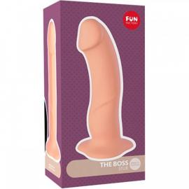 Fun Factory The Boss Stub - Реалістичний фалоімітатор з зігнутою головкою, 18x4.2 см (чорний) - 3