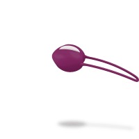 Fun Factory SmartBall Uno - Вагинальный шарик, 4.5х3.6 см (фиолетовый с белым)