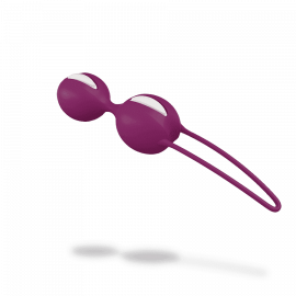 Fun Factory Smartballs Duo вагінальні кульки, 9.5х3.6 см (фіолетовий) - 1