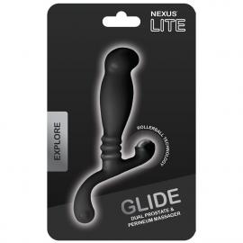 Масажер простати Nexus Glide Black для новачків, ульрастимулюючий, з масажером промежини - 2