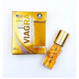 Gold Viagra натуральний препарат для потенції,  упаковка 10 шт - 2