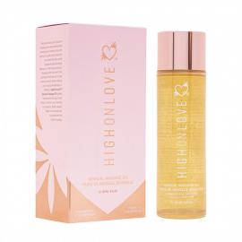 Масажна олія з ароматом полуниці та шампанського Sensual Massage Oil Strawberries Champagne, 120 мл HighOnLove (Канада) - 1