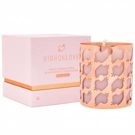 Масажна свічка з ароматом троянди Sensual Massage Candle, 250 мл HighOnLove (Канада) - 1