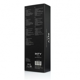 Вібратор чорний з кліторальним кроликом INTY Toys – Peak - 3