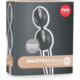 Fun Factory Smartballs Duo вагінальні кульки, 9.5х3.6 см (чорний з сірим) - 3
