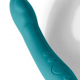 Двосторонній вібратор з підігрівом Sway, колір: смарагдовий Lora DiCarlo (США) - 2