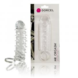 Насадка на член Dorcel Mr. Orgasm з кільцем для мошонки, ультрастимулюючий рельєф - 1