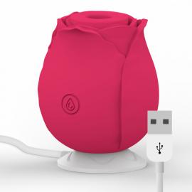 Вакуумный стимулятор для клитора Rose Air Wave, цвет: красный Mia (Испания) - 1
