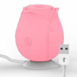 Вакуумный стимулятор для клитора Rose Air Wave, цвет: розовый Mia (Испания) - 4