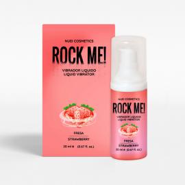 Рідкий вібратор смак: полуниця ROCK ME!, 20 мл Nuei (Іспанія)