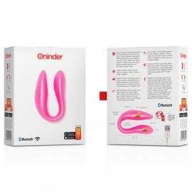 Смарт вібратор для пар DOUBLE PLEASURE, колір: рожевий Oninder (Іспанія) - 6