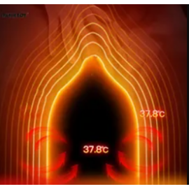Ультратонкие презервативы с эффектом тепла Olo Hot Feel, 1 шт в баночке - 2