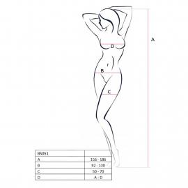 Бодістокінг Passion BS051 white - 4