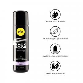 Анальне мастило Рjur backdoor anal Relaxing jojoba silicone 250 мл - 2