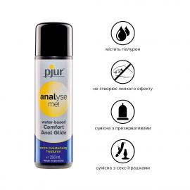Анальне мастило Рjur analyse me! Comfort water glide 250 мл - 3