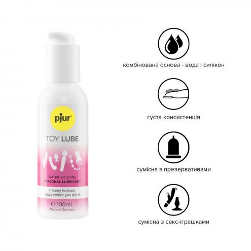 Крем-лубрикант для игрушек pjur Toy Lube (100 мл) на гибридной основе