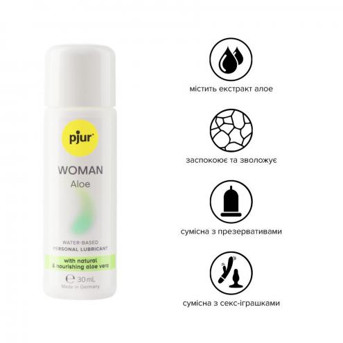 Лубрикант на водной основе - Pjur  Woman Aloe , 30 ml