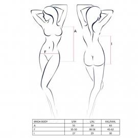 Боди BRIDA BODY black L/XL - Passion Exclusive - 2