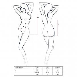 Боди BRIDA BODY red S/M  - Passion Exclusive - 2