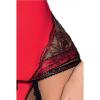 Корсет с пажами BRIDA CORSET red XXL/XXXL - Passion Exclusive