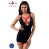 Комплект белья Passion Exclusive MAGALI SET OpenBra L/XL, red, стрэпы, лиф, трусики и пояс