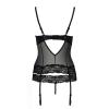 Корсет с открытой грудью NORTH CORSET black L/XL - Passion Exclusive