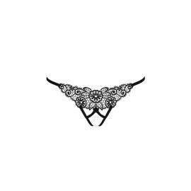 Мереживні трусики з доступом VIOLANTE THONG black L/XL - Passion Exclusive - 2