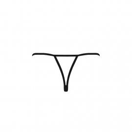 Мереживні трусики з доступом VIOLANTE THONG black L/XL - Passion Exclusive - 3