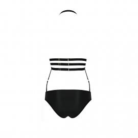 Боди монокини под латекс Passion Exclusive LAMIS BODY L/XL, black - 4