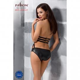 Боди монокини под латекс Passion Exclusive LAMIS BODY S/M, black - 6
