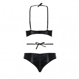 Комплект білизни NAVEL SET black XXL/XXXL - Passion Exclusive - 5