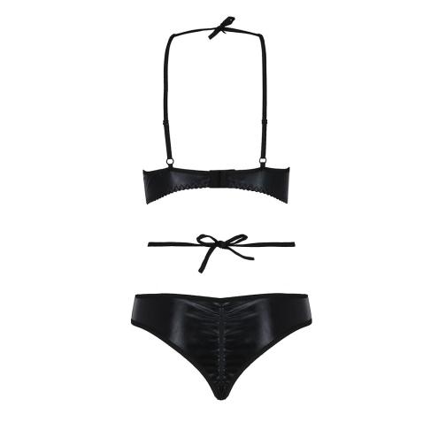 Комплект білизни NAVEL SET black L/XL - Passion Exclusive