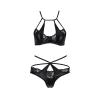 Комплект белья NAVEL SET black L/XL - Passion Exclusive