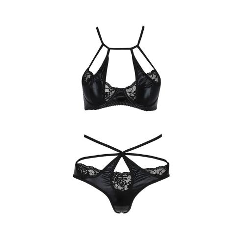 Комплект білизни NAVEL SET black L/XL - Passion Exclusive