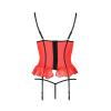 Корсет с открытой грудью CHERRY CORSET red XXL/XXXL - Passion Exclusive