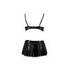 Комплект білизни під латекс DEBY SET black S/M - Passion