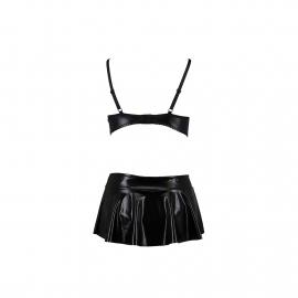 Комплект білизни під латекс DEBY SET black S/M - Passion - 3